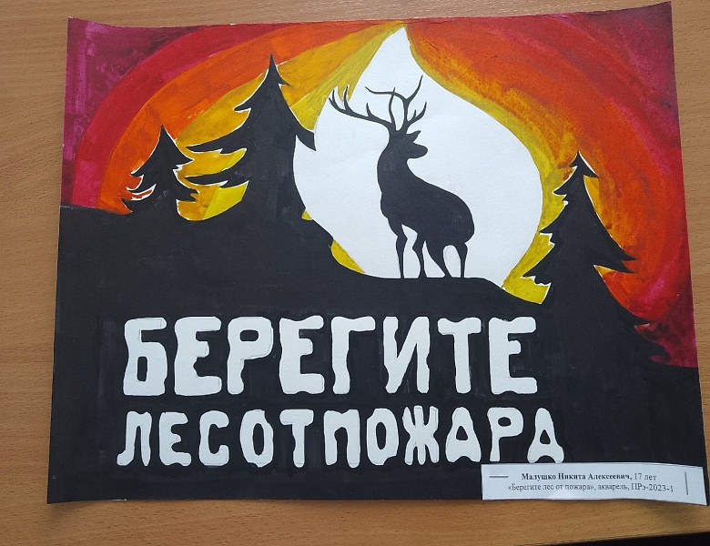 Конкурс плакатов «Защитим лес от огня!»